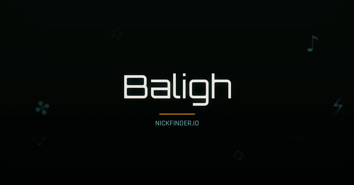 Baligh name meaning Generous — Arabic origin | NickFinder.io