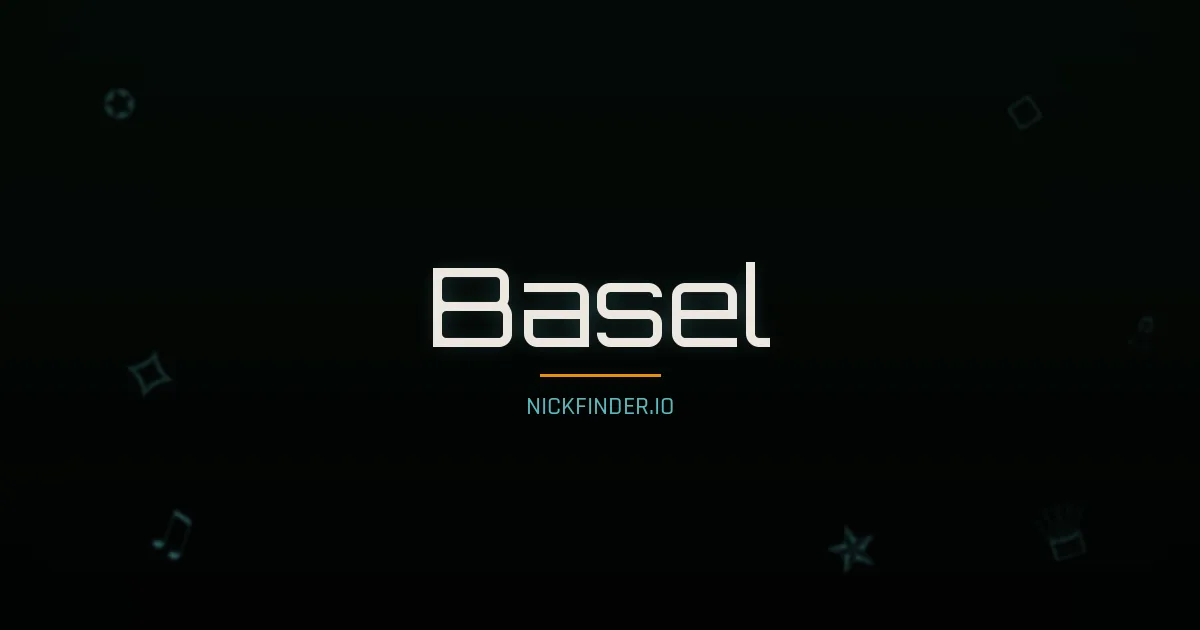 Basel name meaning Honorable — Arabic origin | NickFinder.io