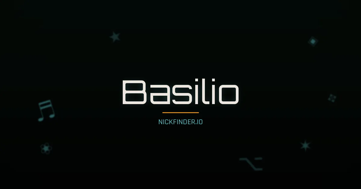 Basilio name meaning Eterno — Spanish / Portuguese origin | NickFinder.io