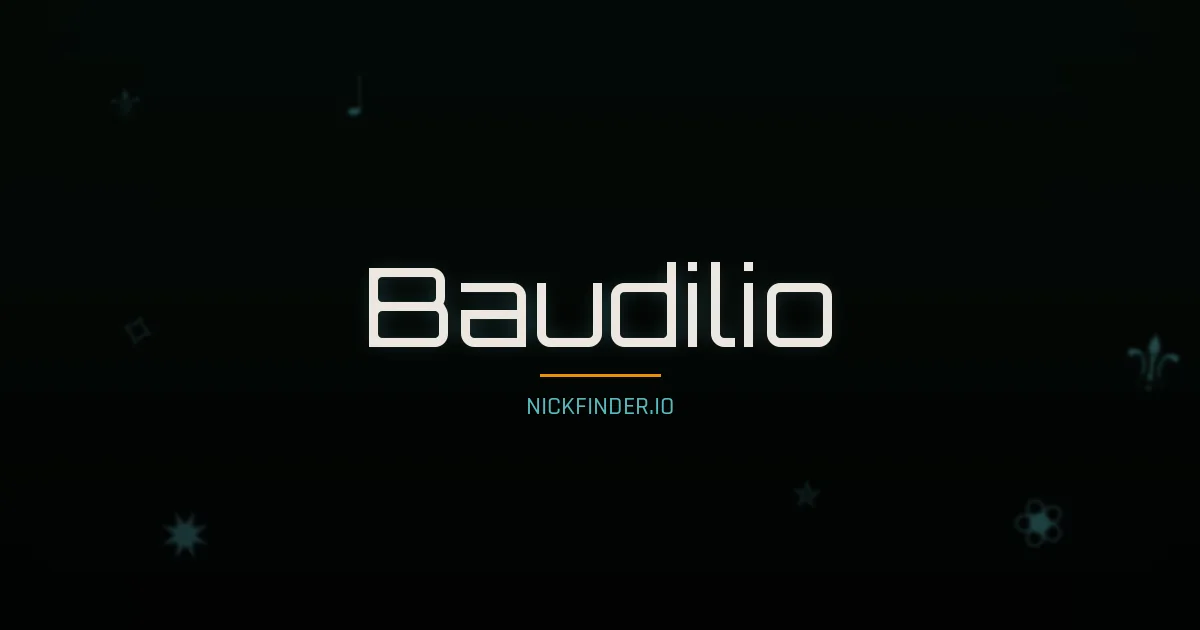 Baudilio name meaning Justo — Spanish origin | NickFinder.io
