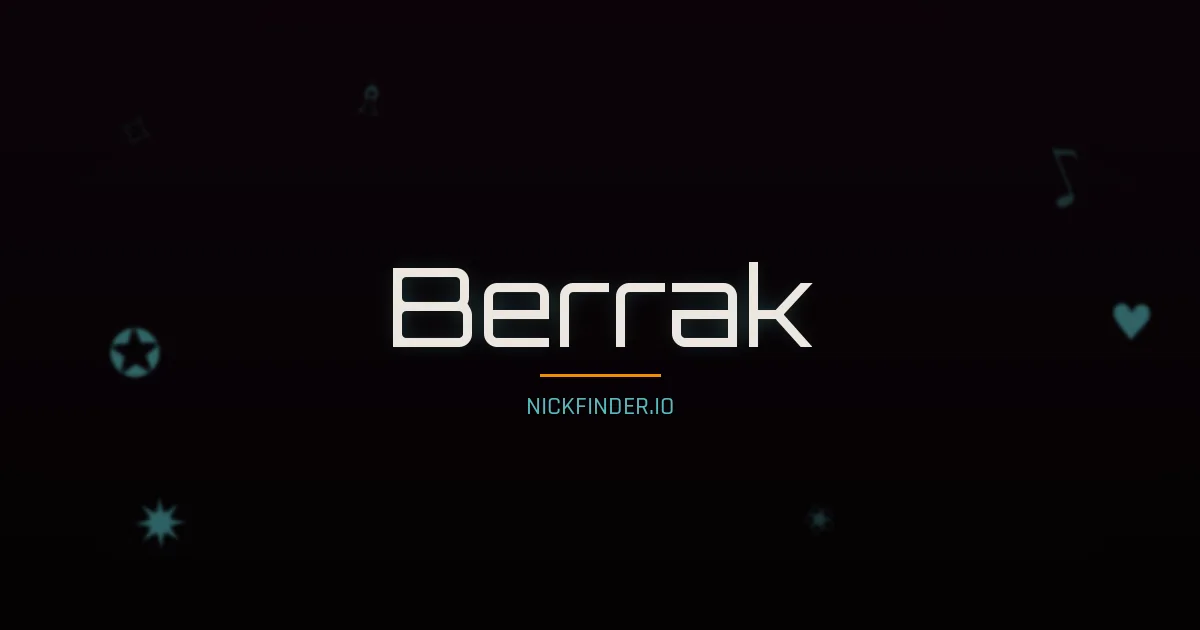 Berrak name meaning Radiant — Turkish origin | NickFinder.io