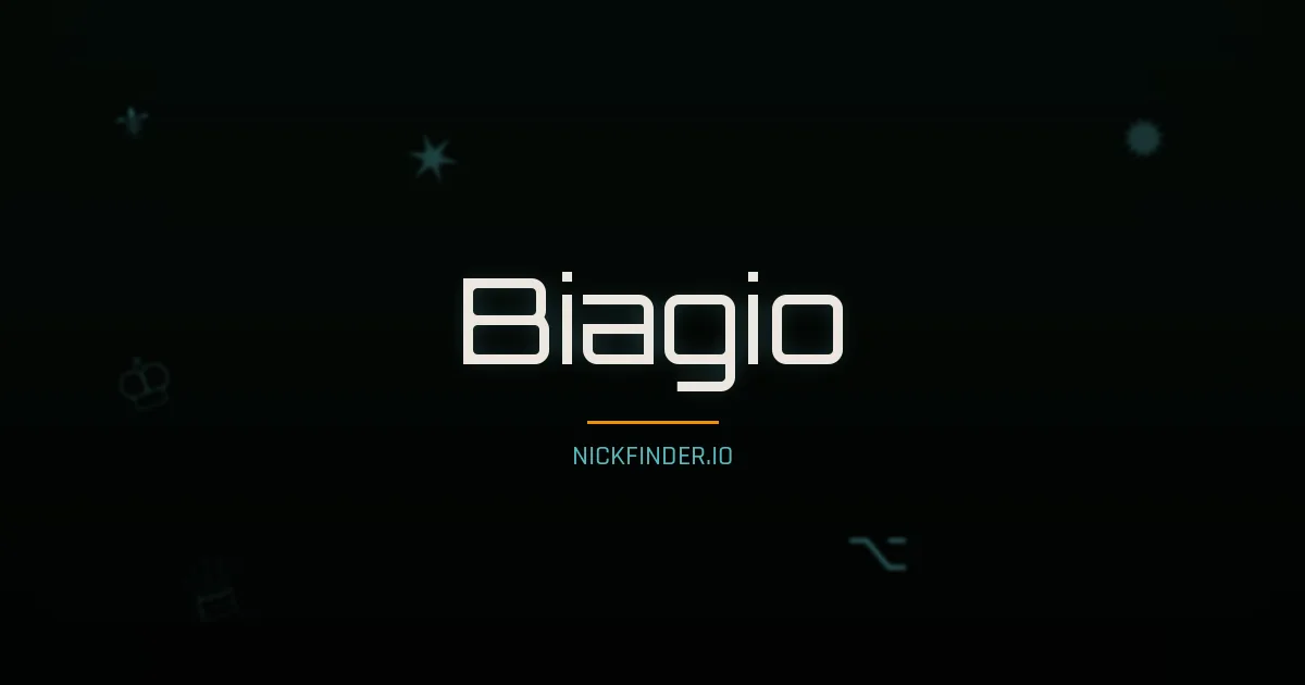 Biagio name meaning Eternal — Italian origin | NickFinder.io