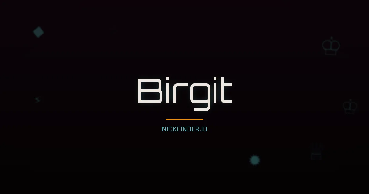 Birgit name meaning Brave warrior — German origin | NickFinder.io