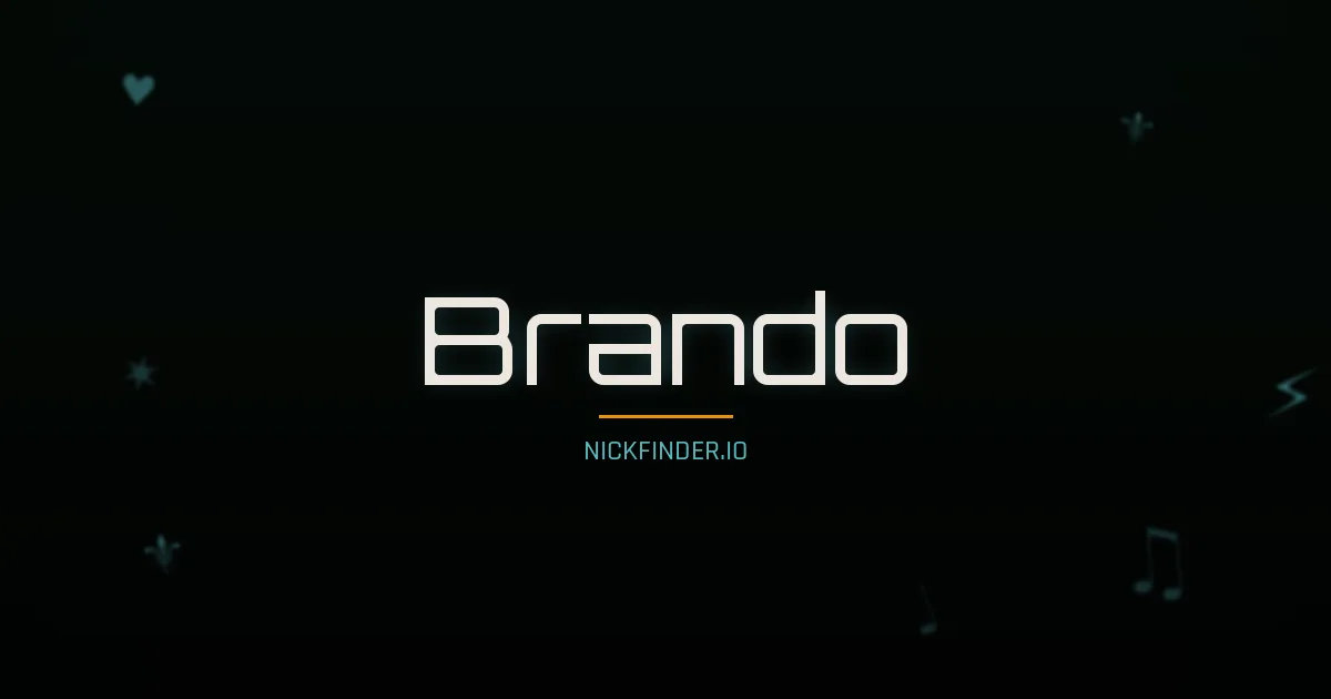 Brando name meaning Radiant — Italian origin | NickFinder.io