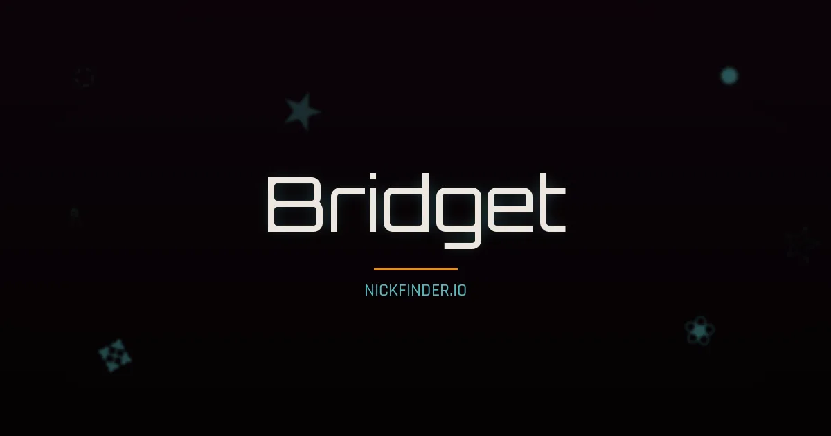 Bridget name meaning Beloved — English origin | NickFinder.io