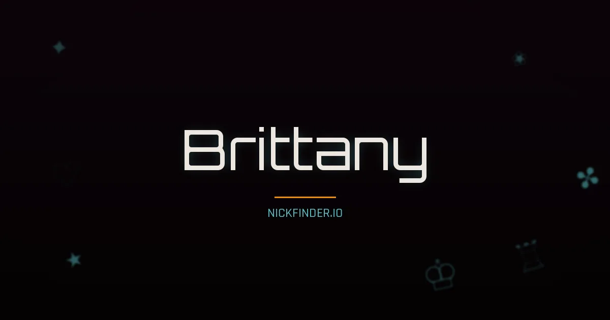 Brittany name meaning Free spirit — English origin | NickFinder.io