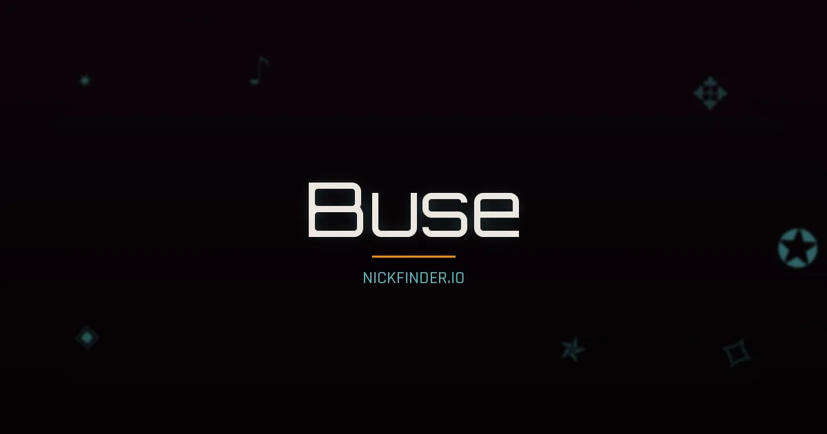 Buse name meaning Kiss — Turkish origin | NickFinder.io