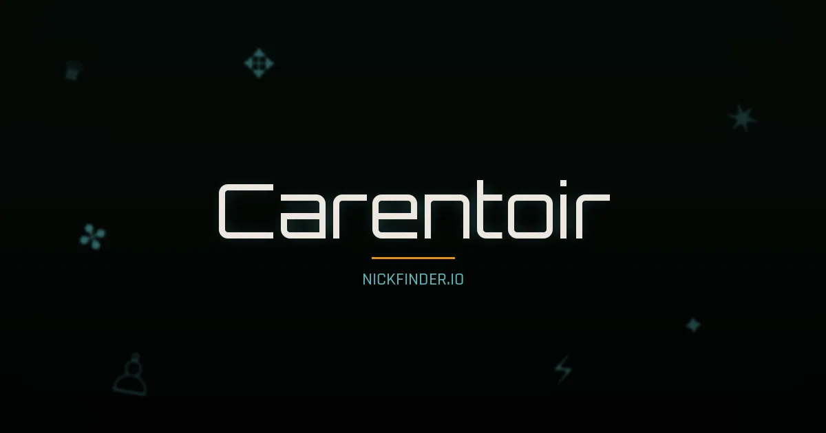 Carentoir name meaning Gracieux — French origin | NickFinder.io