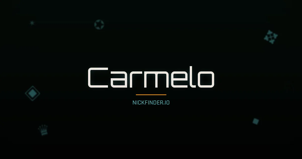 Carmelo name meaning Sagrado — Spanish origin | NickFinder.io