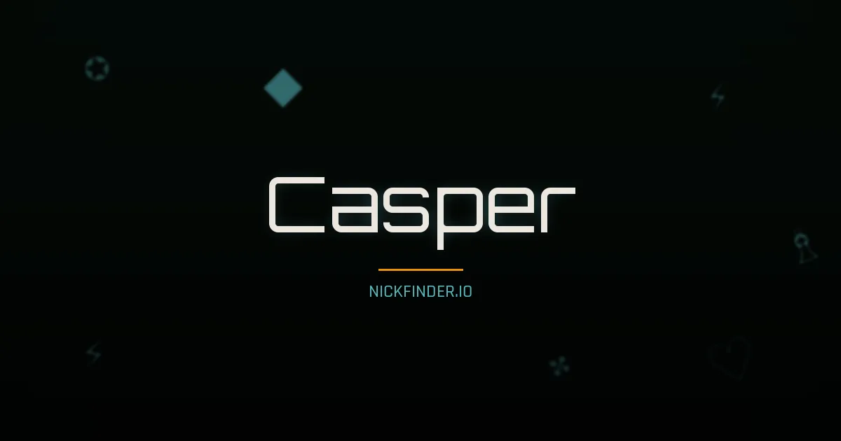 Casper name meaning Beloved — English origin | NickFinder.io