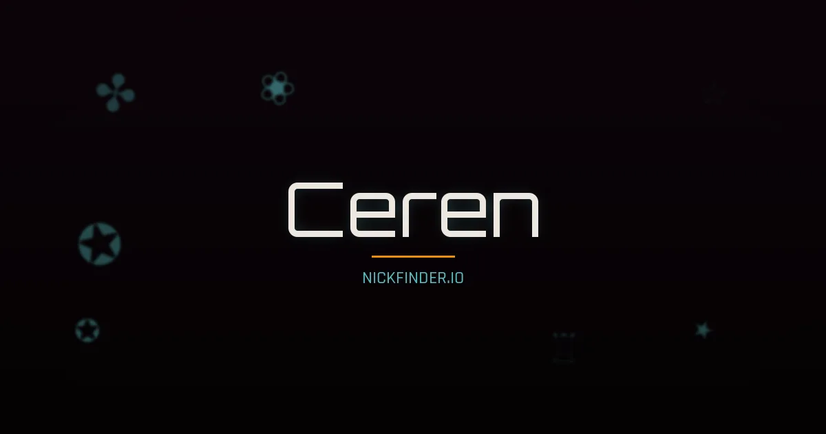 Ceren name meaning Young gazelle — Turkish origin | NickFinder.io