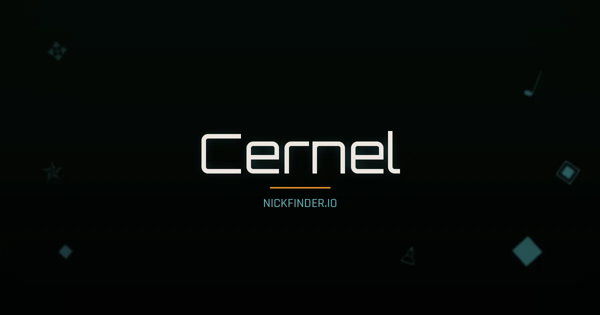 Cernel name meaning Noble — French origin | NickFinder.io