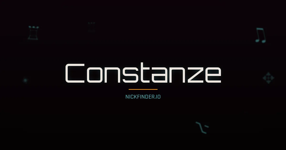 Constanze name meaning Fort — French origin | NickFinder.io