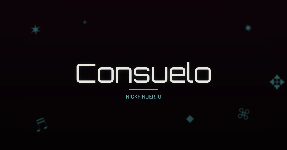 Consuelo name meaning Justo — Spanish / Italian origin | NickFinder.io