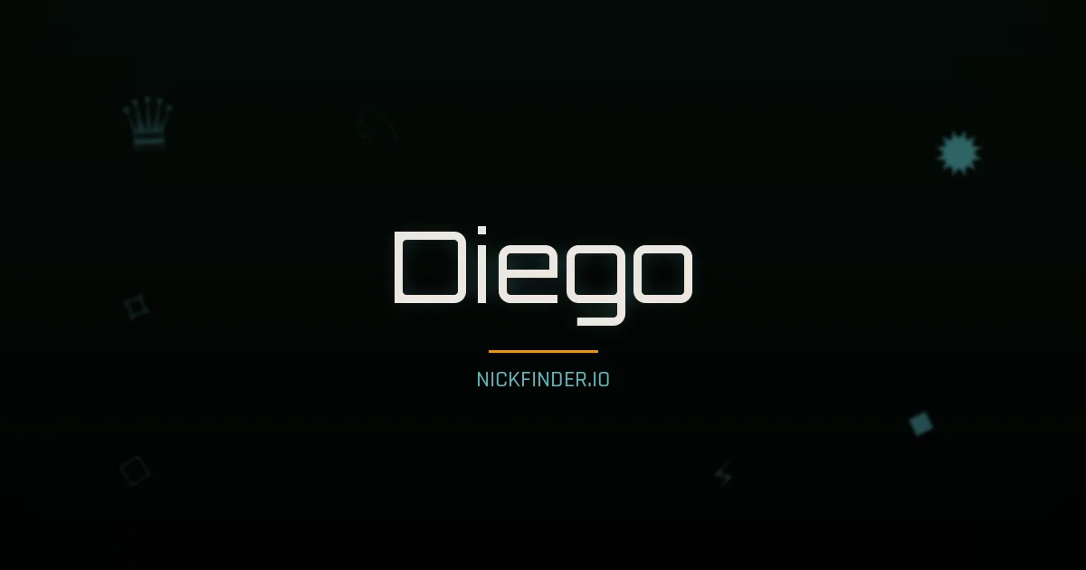 Diego name meaning Justo — Spanish / Italian / Portuguese origin | NickFinder.io