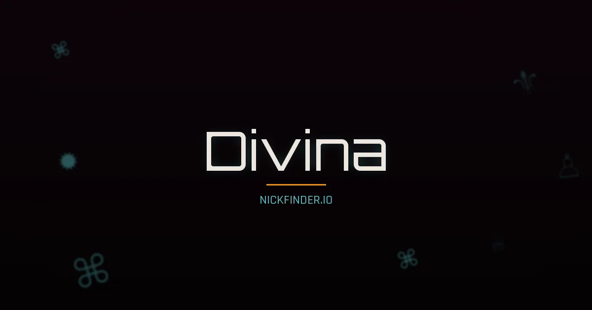 Divina name meaning Brillante — Spanish origin | NickFinder.io