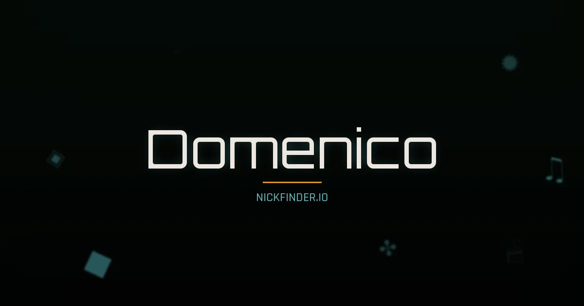 Domenico name meaning Bright star — Italian origin | NickFinder.io