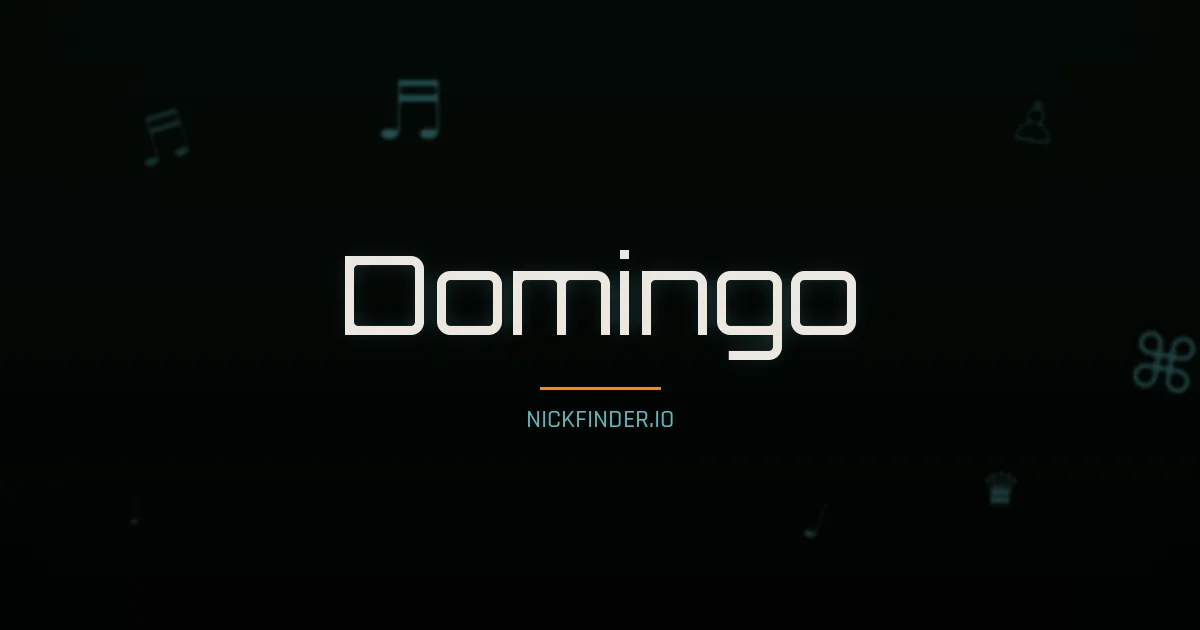 Domingo name meaning Sagrado — Spanish origin | NickFinder.io