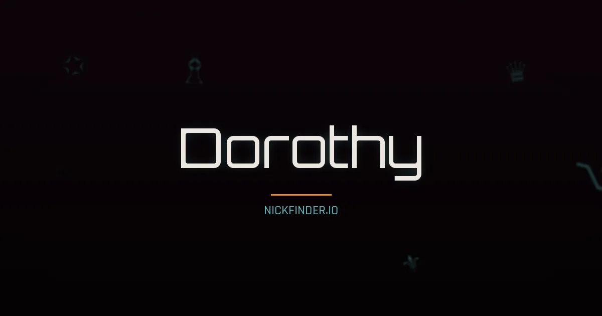 Dorothy name meaning Gift of God — English origin | NickFinder.io