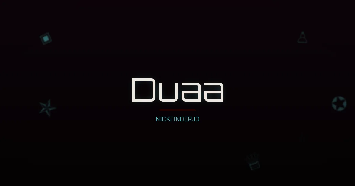 Duaa name meaning Radiant light — Arabic origin | NickFinder.io