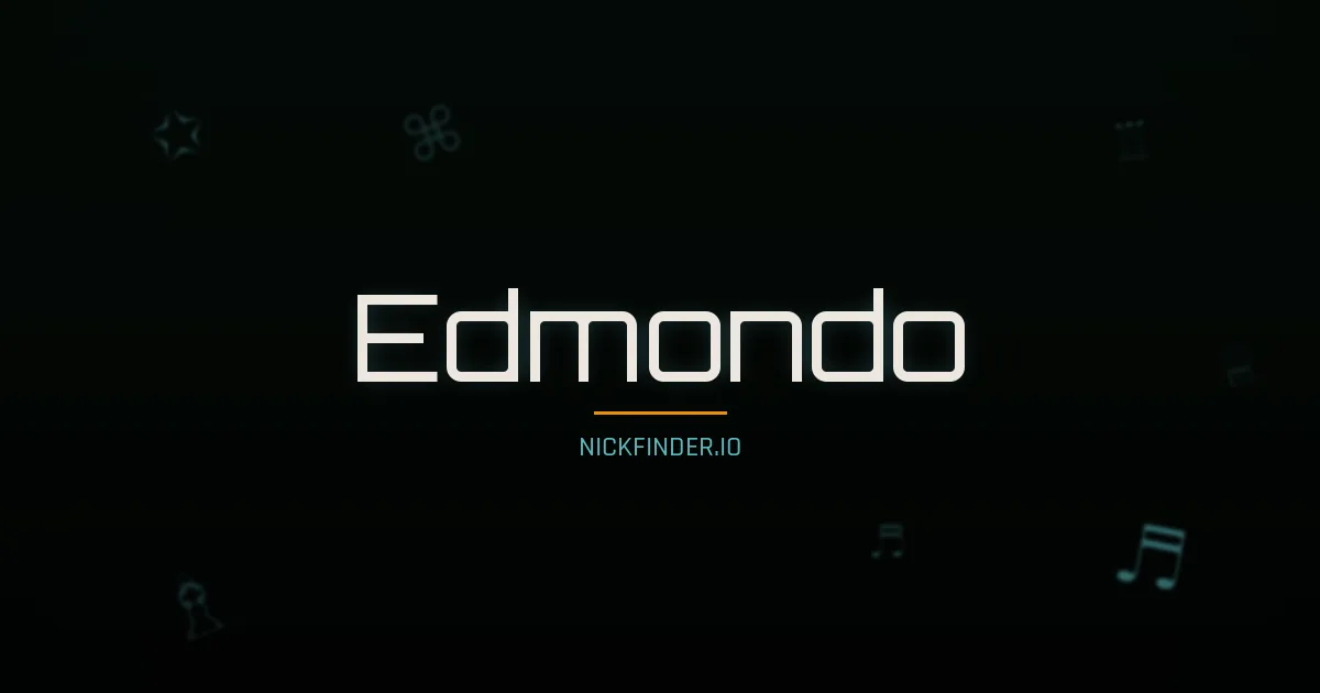 Edmondo name meaning Bright star — Italian origin | NickFinder.io