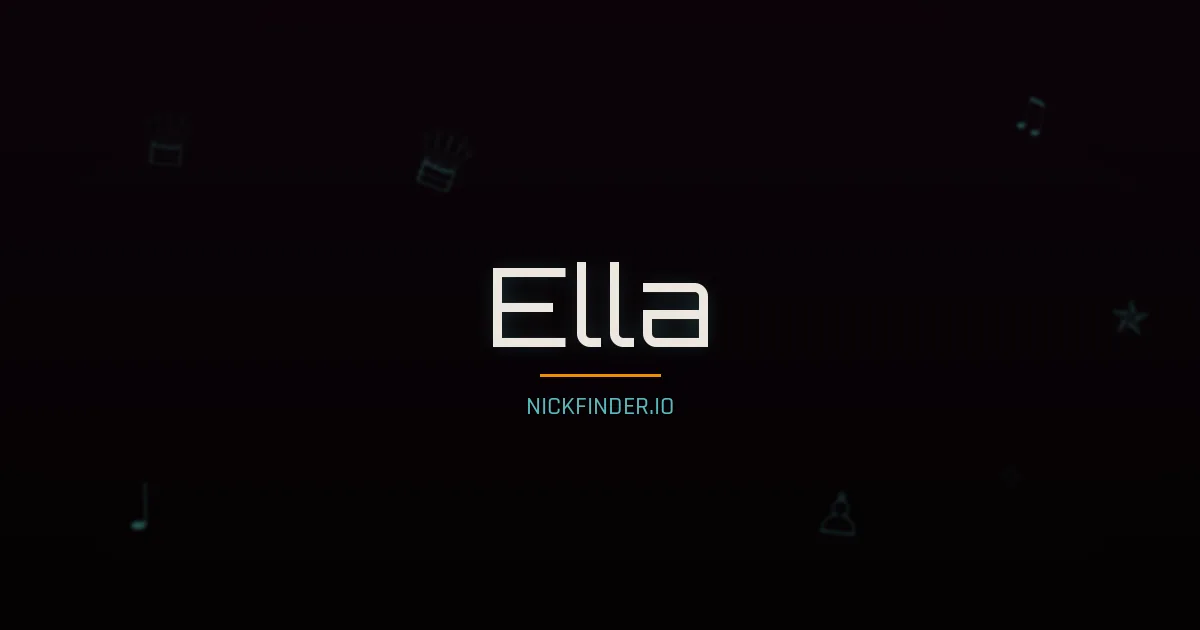 Ella name meaning Free spirit — German / English origin | NickFinder.io