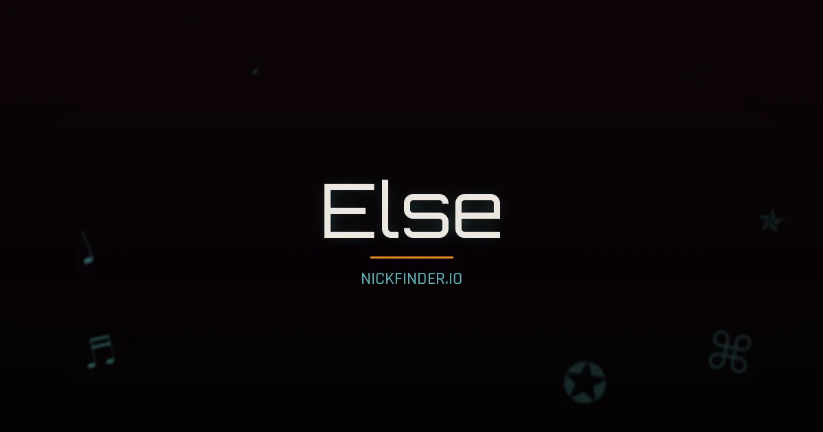 Else name meaning God is my oath — German origin | NickFinder.io