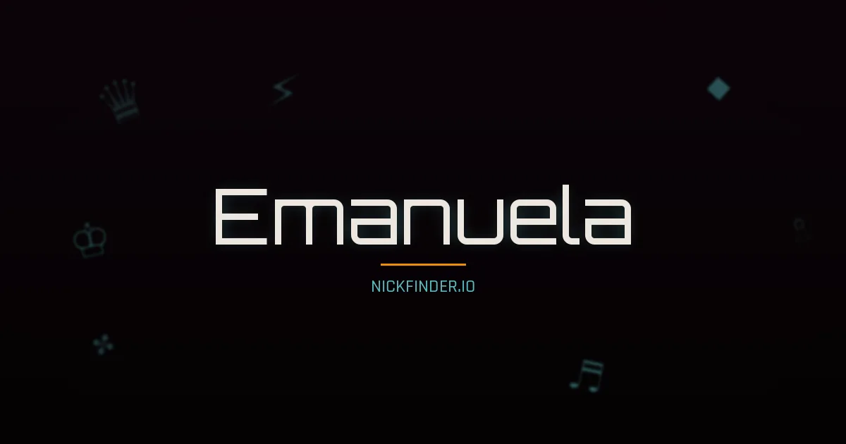 Emanuela name meaning Pure beauty — Italian origin | NickFinder.io
