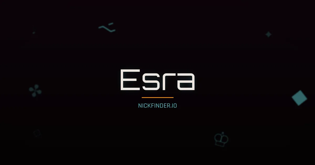 Esra name meaning Strong warrior — Turkish origin | NickFinder.io
