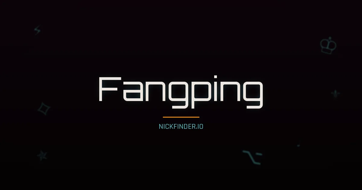 Fangping name meaning Swift wind — Chinese origin | NickFinder.io