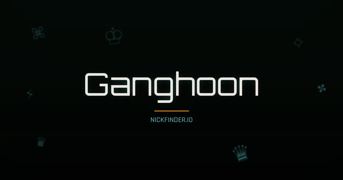 Ganghoon name meaning Righteous — Korean origin | NickFinder.io