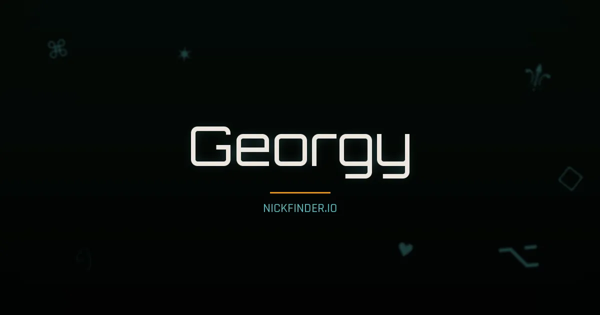 Georgy name meaning Victorious — Russian origin | NickFinder.io
