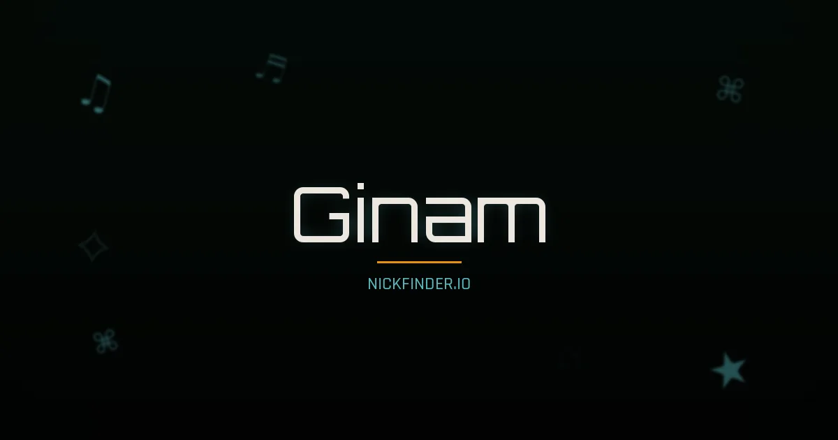 Ginam name meaning Righteous — Korean origin | NickFinder.io