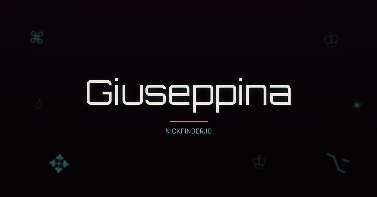 Giuseppina name meaning God will increase — Italian origin | NickFinder.io