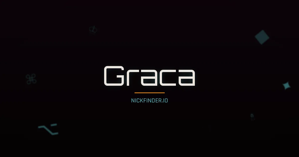 Graca name meaning Gracious — Portuguese origin | NickFinder.io