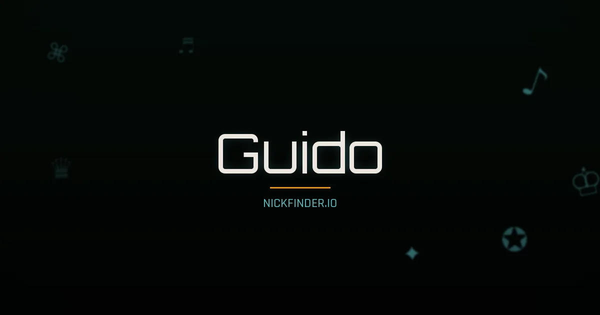Guido name meaning Eternal — Italian origin | NickFinder.io