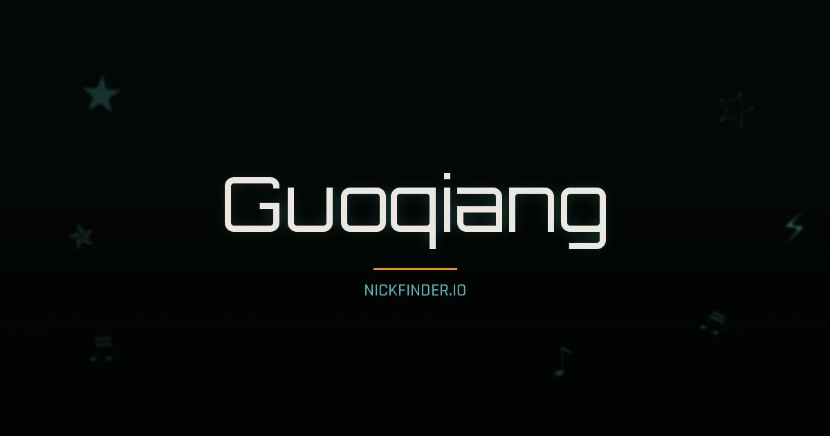 Guoqiang name meaning Pure jade — Chinese origin | NickFinder.io
