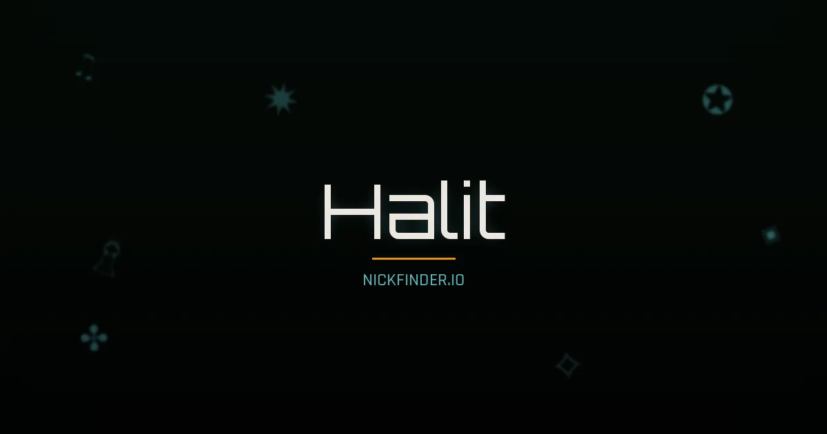 Halit name meaning Eternal — Turkish origin | NickFinder.io