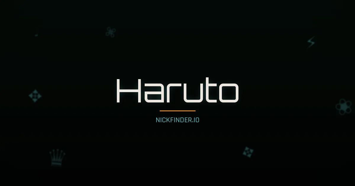 Haruto name meaning Spring light — Japanese origin | NickFinder.io