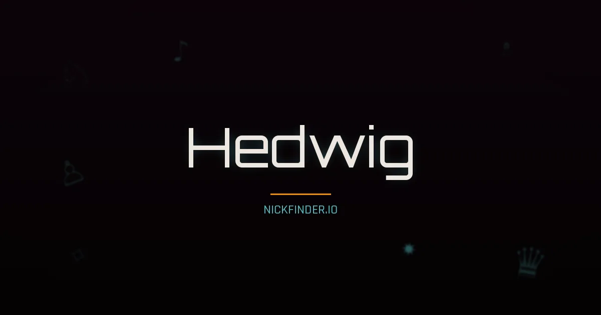 Hedwig name meaning Prosperous — German origin | NickFinder.io