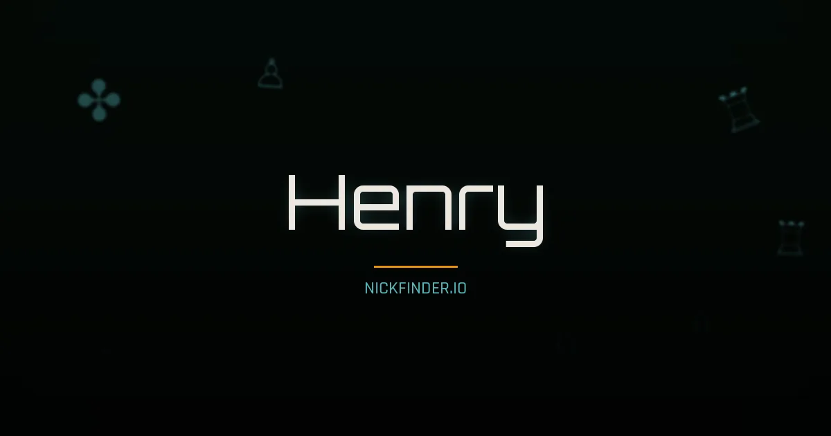 Henry name meaning Beloved — English origin | NickFinder.io