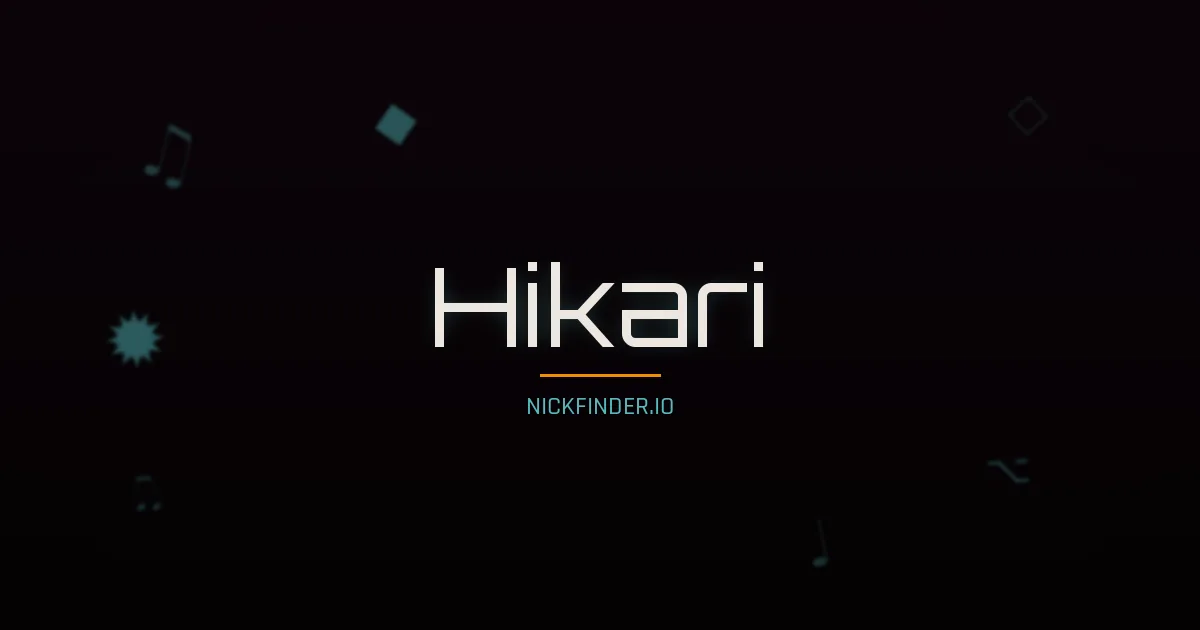 Hikari name meaning Sky dancer — Japanese origin | NickFinder.io