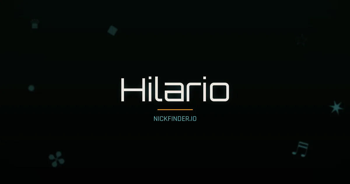 Hilario name meaning Eterno — Spanish origin | NickFinder.io