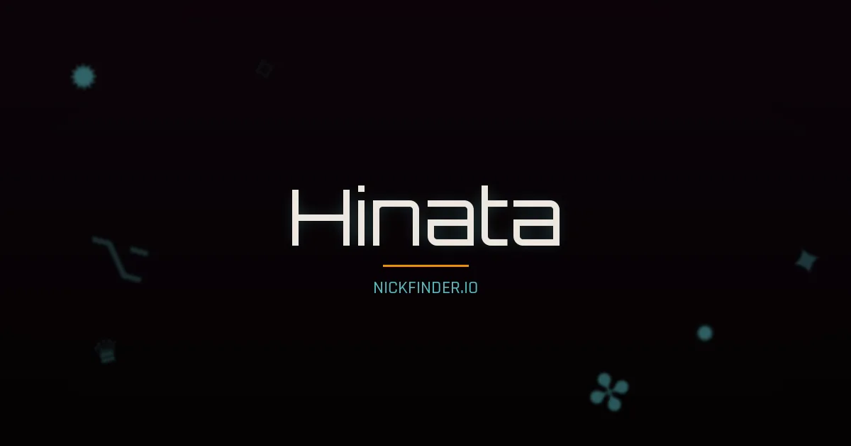 Hinata name meaning Peaceful heart — Japanese origin | NickFinder.io