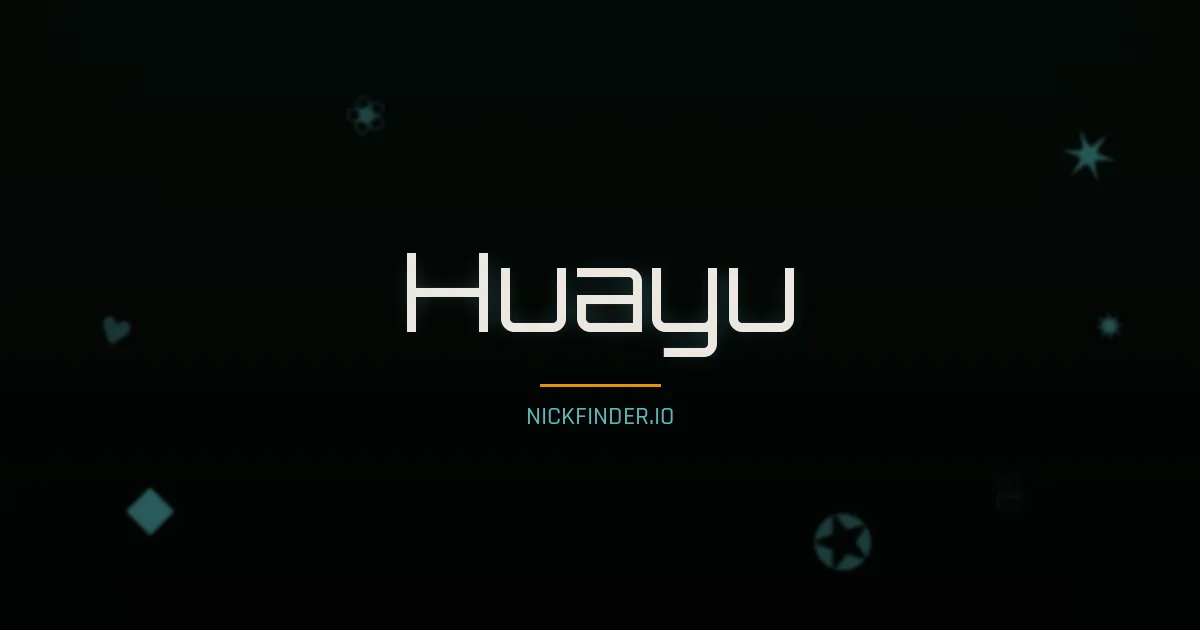 Huayu name meaning Swift wind — Chinese origin | NickFinder.io