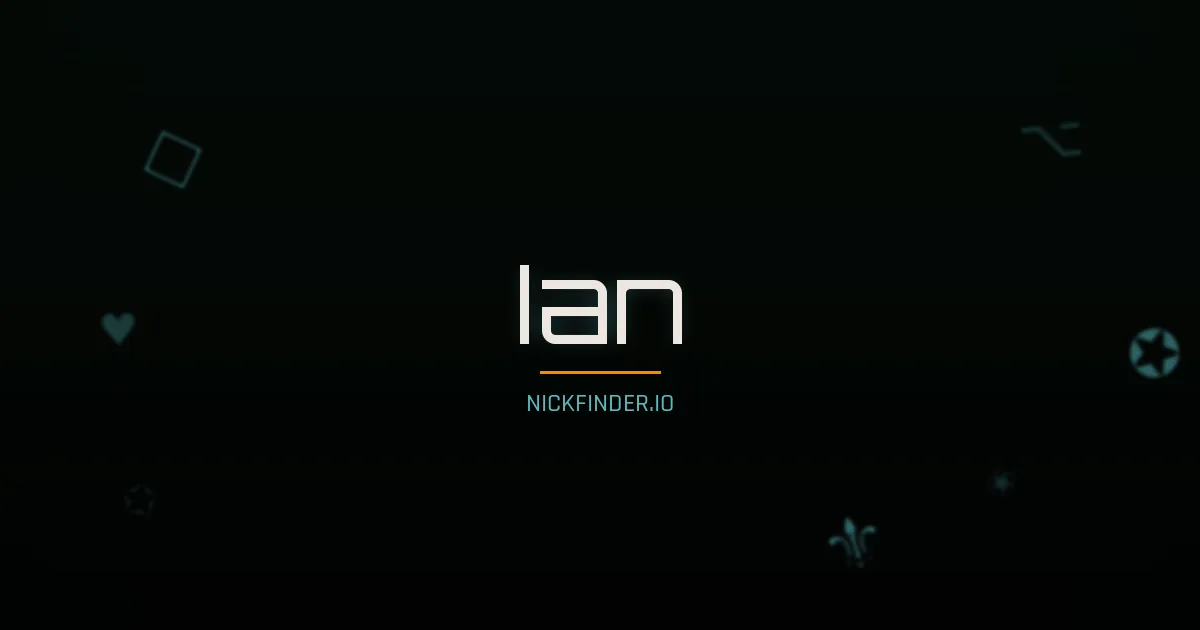Ian name meaning Gracious — English origin | NickFinder.io