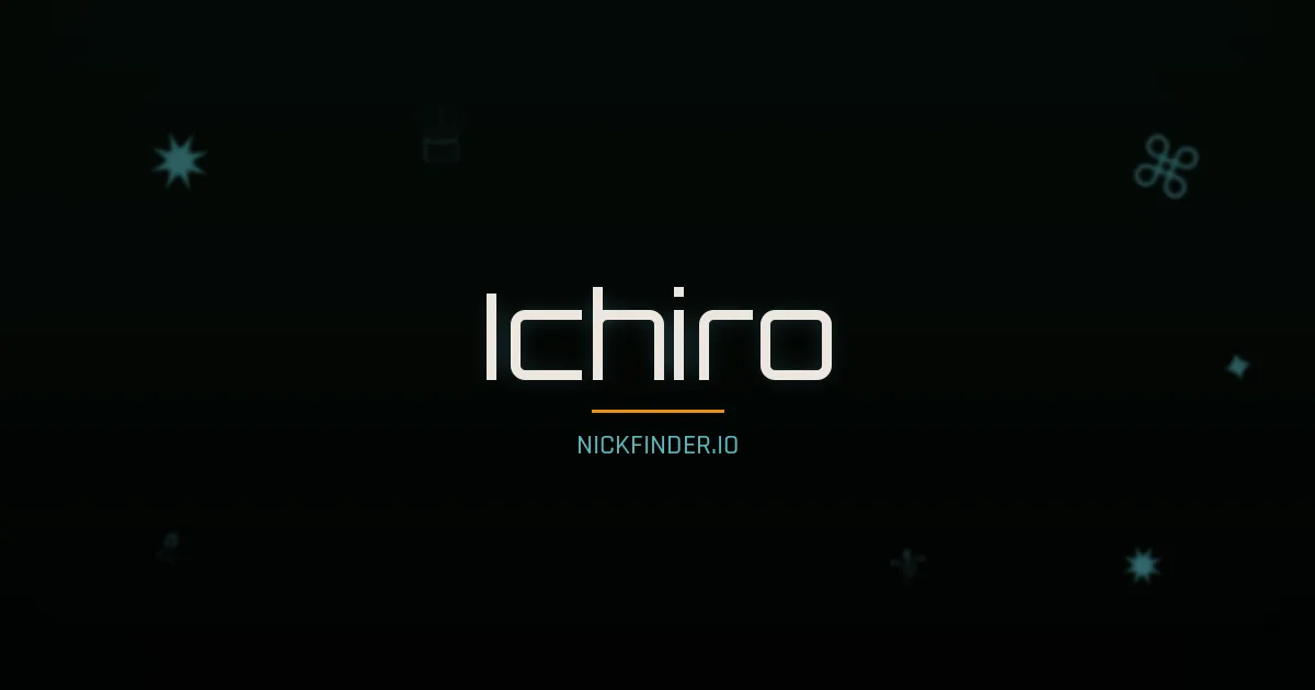 Ichiro name meaning First son — Japanese origin | NickFinder.io