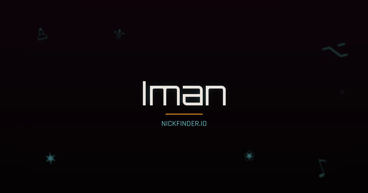 Iman name meaning Pure soul — Arabic origin | NickFinder.io