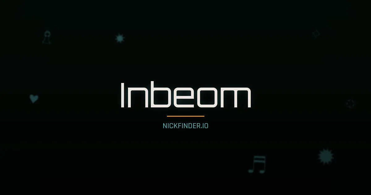 Inbeom name meaning Noble heart — Korean origin | NickFinder.io
