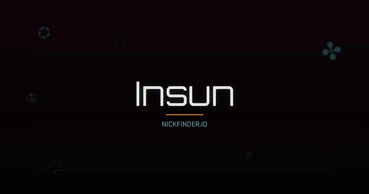 Insun name meaning Harmonious — Korean origin | NickFinder.io